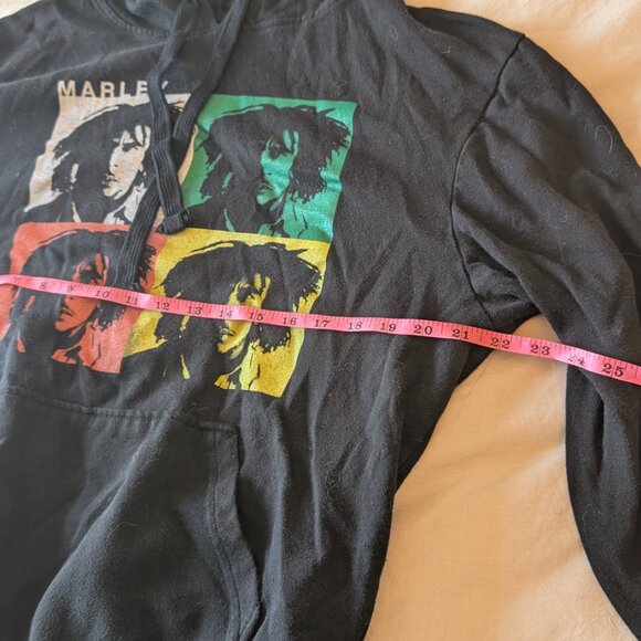 Zion Rootswear, Bob Marley Hoodie, black, color block Size Small - Picture 8 of 12